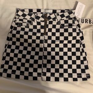 NWT Urban Outfitters Checkered Skirt